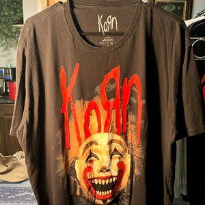 Korn 2016 Concert Tour Clown Unisex Black Tee T-Shirt SZ XXL
